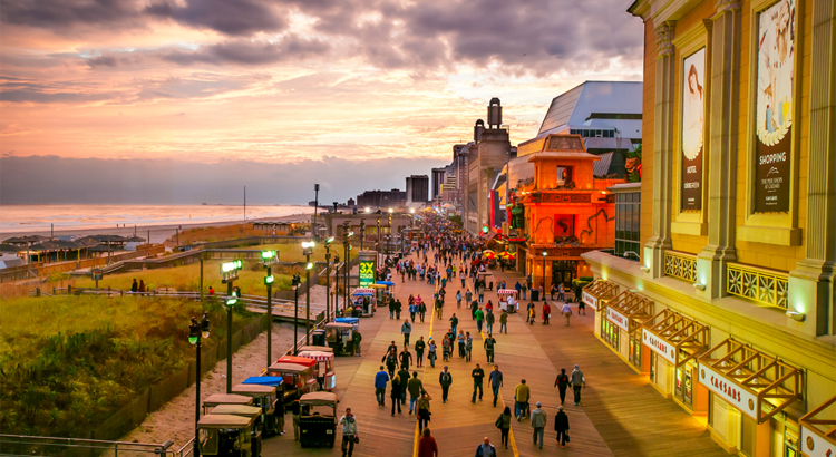 USA Atlantic City Boardwalk Foto Michael Collins